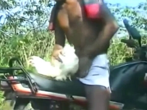 Beautiful boyfriend fucked his small cock from behind